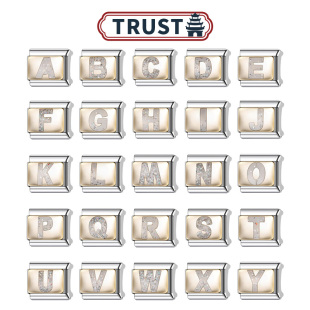 Trusta模块手链diy英文字母小众简约饰品情侣闺蜜礼物可拼接表带