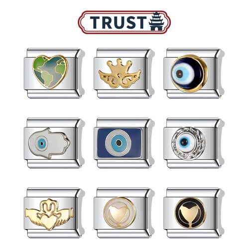Trusta钛钢DIY拼接模块手链现货