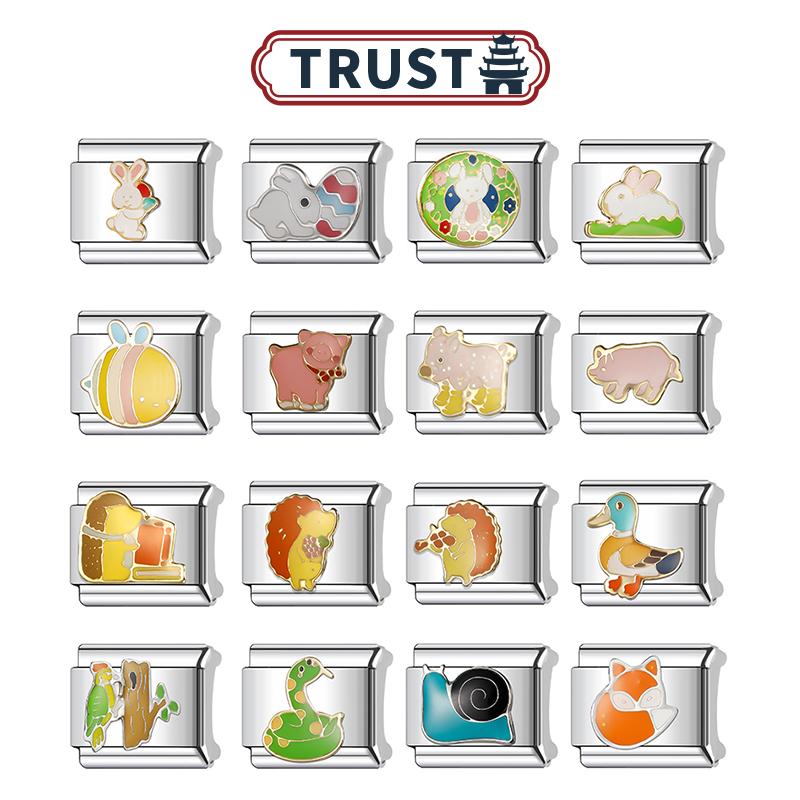 时尚轻奢兔子小猪手链女现速发货