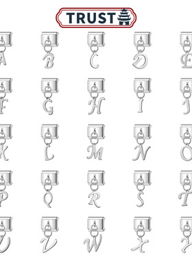 Trusta意大利模块手链DIY小众轻奢字母吊坠饰品闺蜜情侣生日礼物