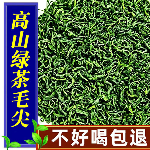 【500g起】高山云雾绿茶毛尖茶浓香型2026新茶叶散装商用招待专用