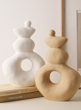 韩国创意侘寂风时来运转摆件