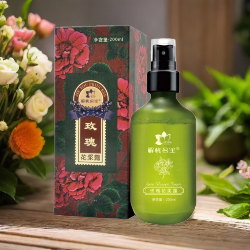 玫瑰花浆纯露200ml新疆伊犁解忧公主大马士革精油爽肤补水保湿脸