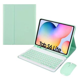适用三星平板S6 Lite土耳其语蓝牙键盘10.4寸保护套P610/P615C壳