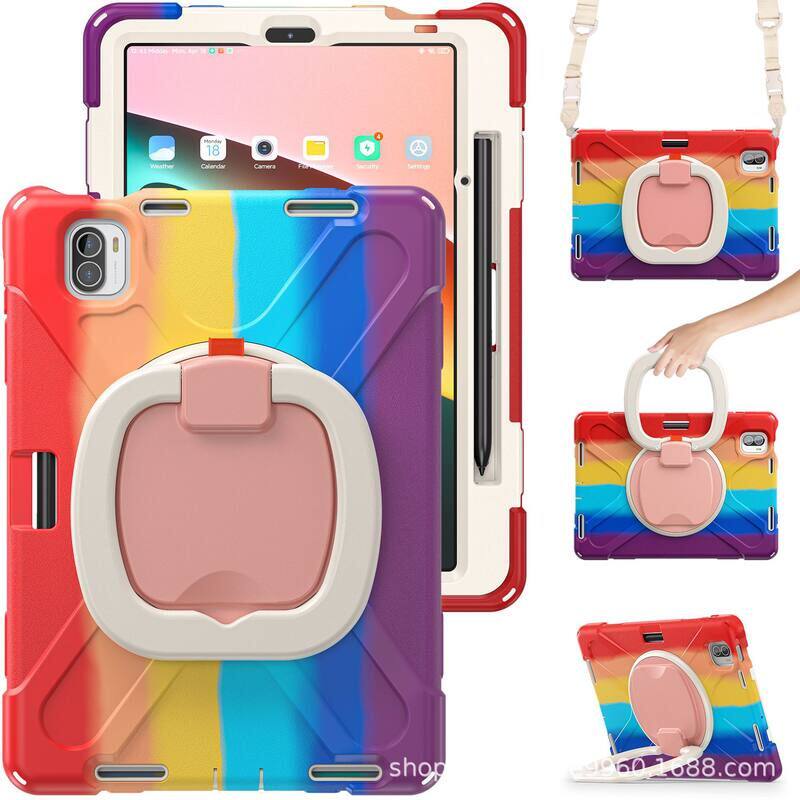 适用小米平板pad5保护套11寸支架肩带小米6Pro硅胶2023防摔平板壳