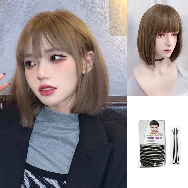 女装 ふんわり前髪ショートボブウィッグ