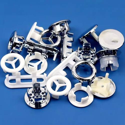 全铜面盆溢水口装饰盖洗脸盆溢水孔陶瓷洗手盆配件溢水孔装饰盖