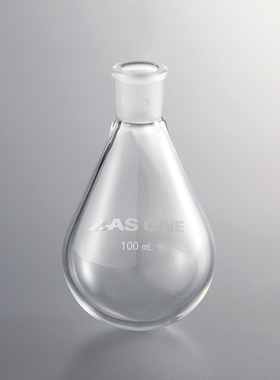 日本亚速旺ASONE 茄型烧瓶 なす型 FLASK GLASS C3-658首都仪器