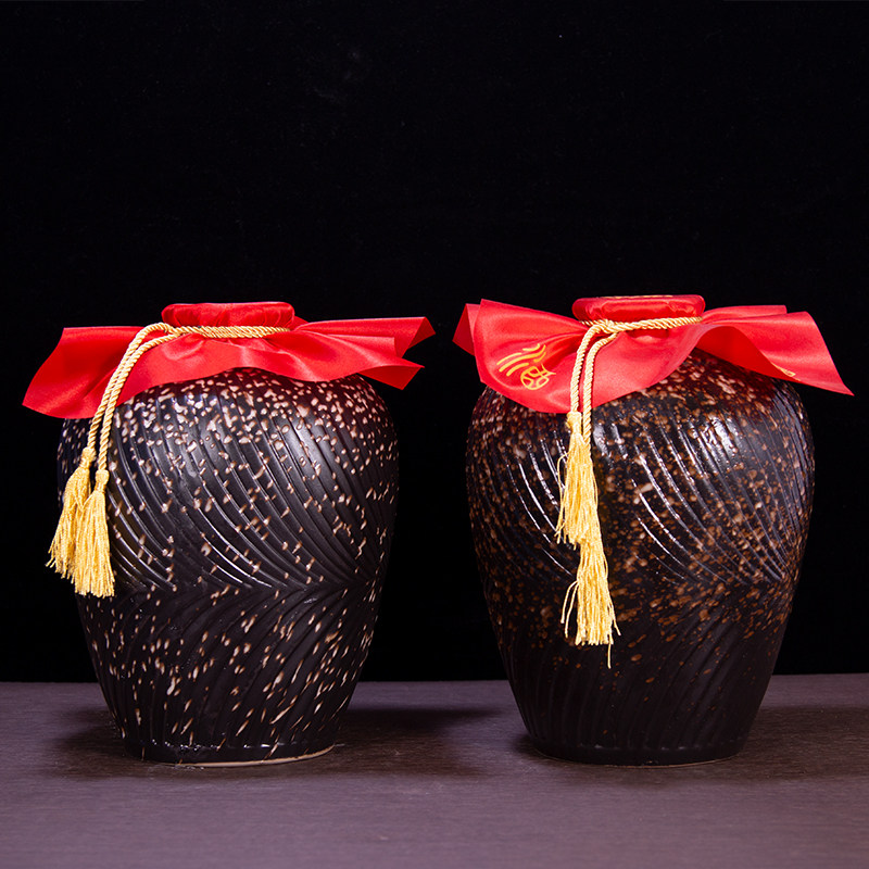 10斤装仿古酒坛家用酿酒容器白酒瓶黄酒坛米酒瓶子复古坛酒壶包邮