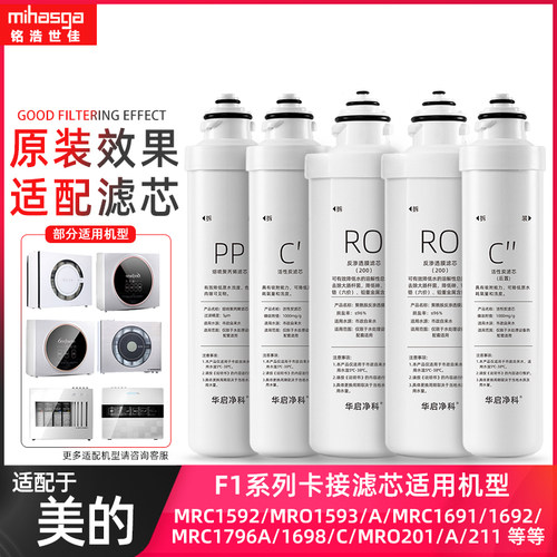 适配美的净水器F1滤芯MRO201A-4