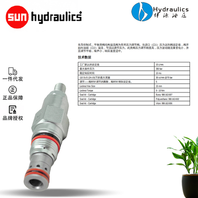SUN原装正品RPCC-LCN泄压阀RPEC-LCN插装阀RPGC-LCN RPIC-LCN