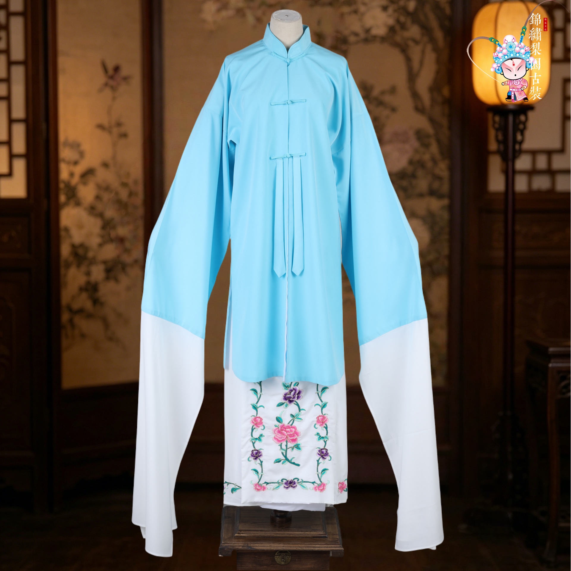 戏曲青衣花旦素褶子素女披