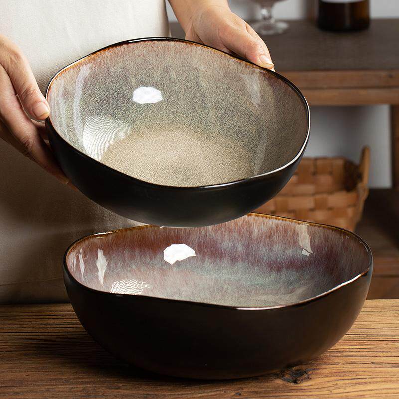 日式不规则汤碗9.5英寸陶瓷酸菜鱼大碗酒店龙虾盆大号汤盆商用,餐饮具,碗,淘宝优惠券,粉丝福利购,淘宝优惠卷