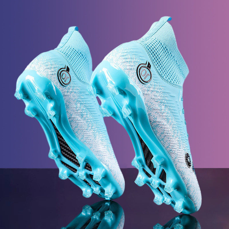 男童足球鞋青少年初中生专业长钉鞋学生儿童刺客猎鹰梅西C罗球鞋