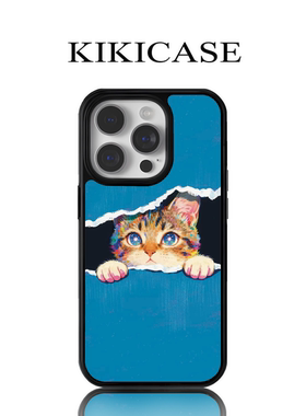 萌猫磁吸手机壳iPhone16promax小猫苹果15promax韩系风15/简约风14pro女款防摔P80新款P70女款Mate60华为手机