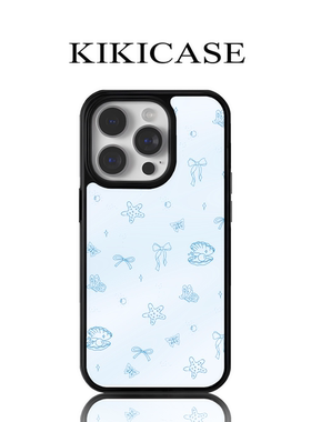 ins风苹果手机壳iPhone17promax海贝苹果16promax韩系风15/简约14pro女款防摔P80新款P70女款Mate60华为手机