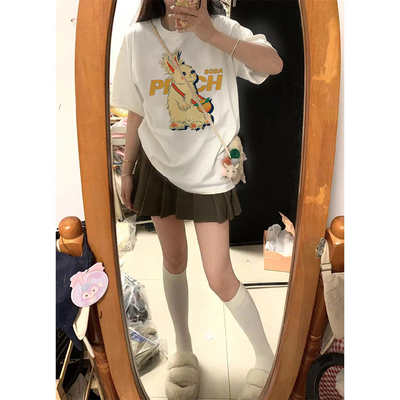 棉夏盐系穿搭小个子炸街两件套装