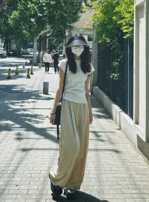 山本垂感简约夏季日系套装裙