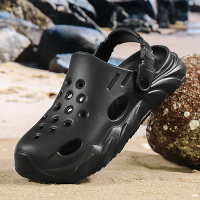 夏季男士大码沙滩洞洞鞋