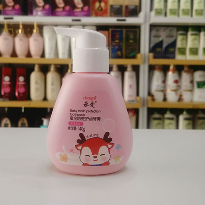 承爱防蛀固齿清新口气儿童牙膏