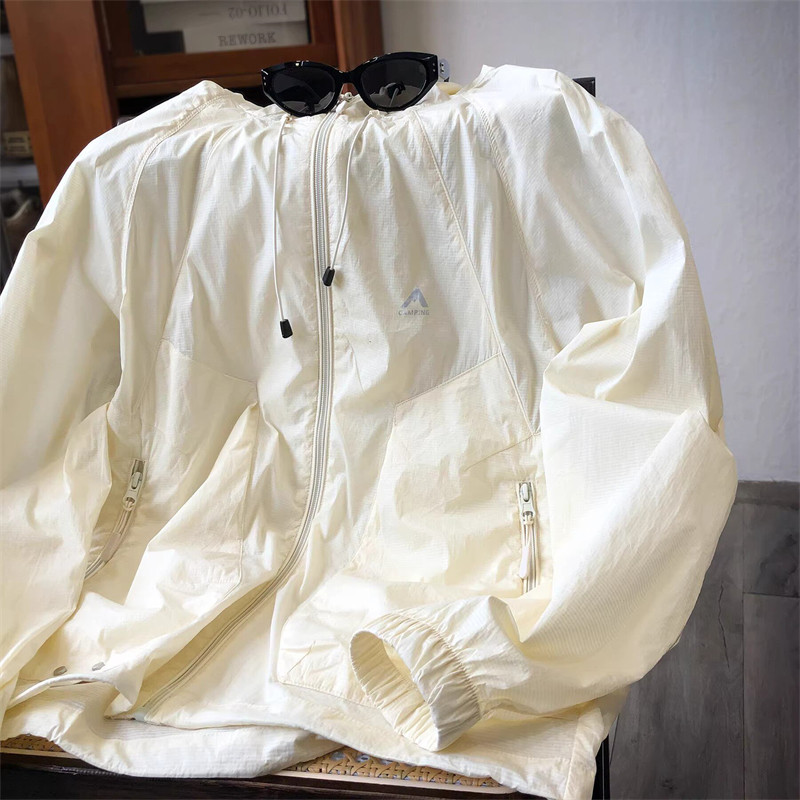 轻奢冰肤凉感UPF50+防紫外线户外2026春夏男生防晒服轻薄防晒外套
