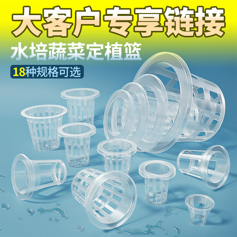 种植篮水培塑料圆形无土栽培器皿
