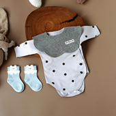 婴姿婴儿包屁衣春秋长袖 可打底衣服新生儿男女宝宝纯棉a类连体衣