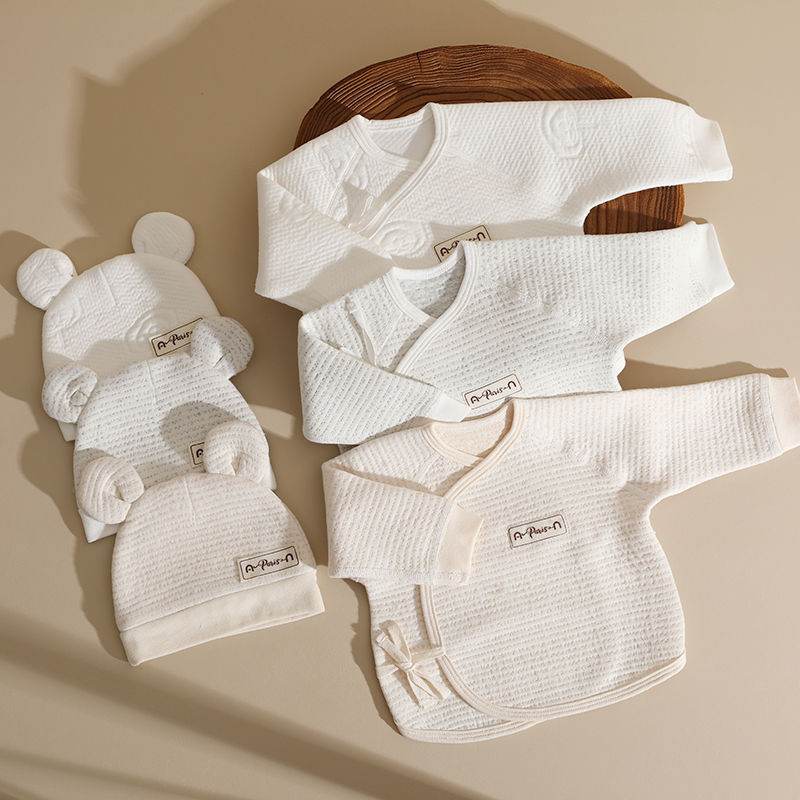 初生婴儿衣服秋冬宝宝0-3半背衣