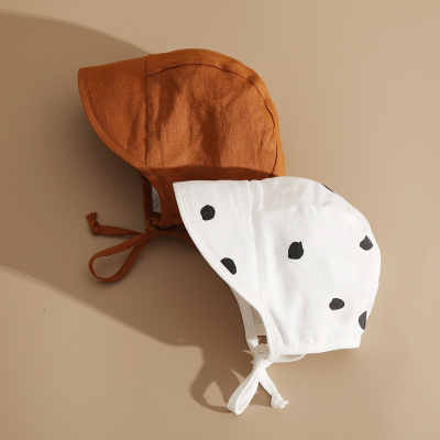 婴儿遮阳帽夏季薄款外出防晒帽子