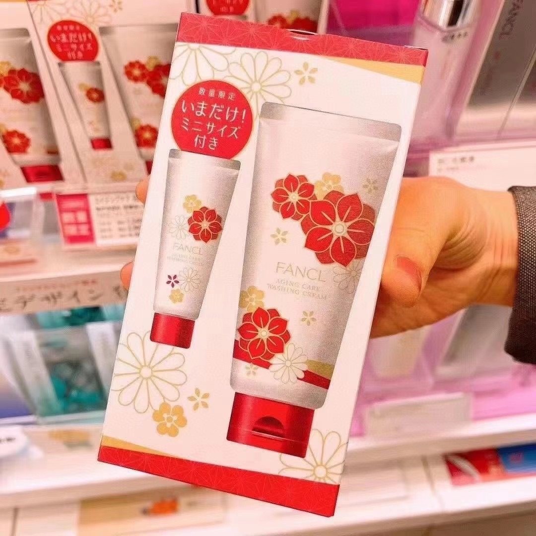 日本fancl芳珂氨基酸保湿洁面温和泡沫洗面奶清爽不刺激 90g 20g