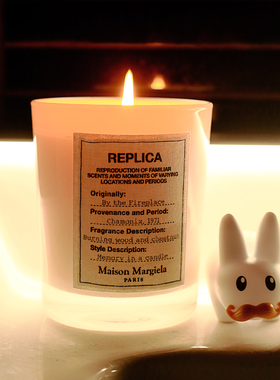 美国正品梅森马丁马吉拉香水同味REPLICA蜡烛台温暖壁炉165g香薰