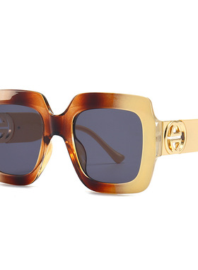 外贸款方形太阳镜欧美街拍潮流奢华墨镜跨境太阳镜