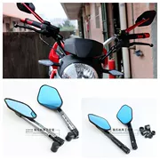 Ducati Street Fighter 696 796 796 848 CNC sửa đổi gương chiếu hậu lớn bằng nhôm - Xe máy lại gương