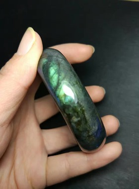 天然水晶手镯拉长石