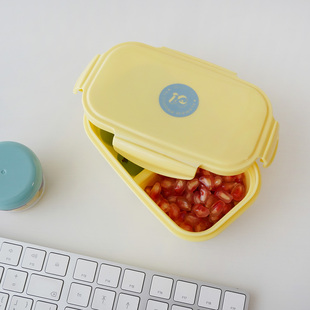 水果盒密封保鲜盒带冰盖 便携小学生零食盒 食品级材质使用安心