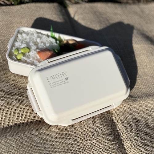 OSK简约通用纯色卡扣饭盒