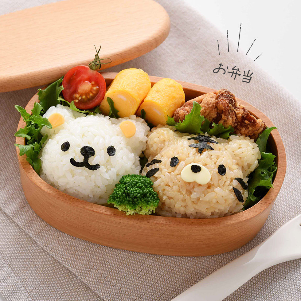 日本制Arnest宝宝卡通饭团模具可爱小熊老虎兔子青蛙儿童米饭造型