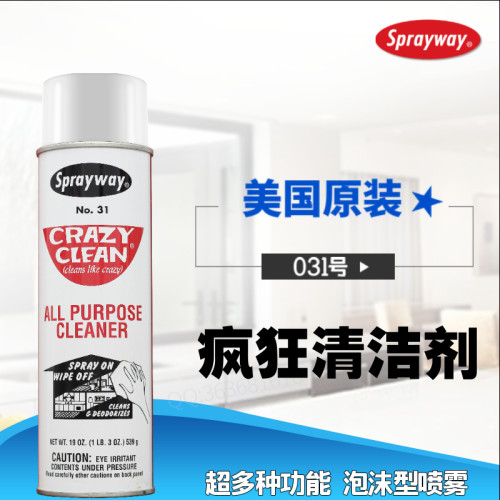 Sprayway工业家居汽车去污渍除油脂泡沫型多功能清洁剂仕必威31号