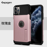 【 Special Sale 】Spigen is suitable for Apple iphone11pro phone cases. 11promax full-package anti-drop protective case. New soft TPU simple and high-end hard shell men's matte case thumbnail 3