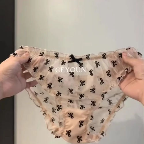 温柔布蕾满印蝴蝶结轻氧泡泡网纱