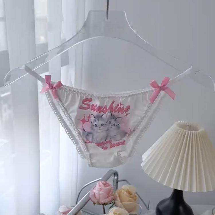 软喵酱*原创日系可爱猫咪卡通图案夏三角内裤学生少女舒适,女士内衣/男士内衣/家居服,女三角裤,淘宝优惠券,粉丝福利购,淘宝优惠卷