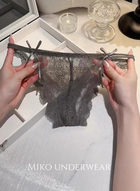 蕾丝的魅力~高级感烟灰雾灰色~蕾丝高开叉才是真正氛围感的神哇！