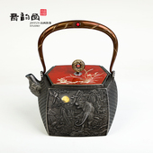 晋韵堂贺岁版 虎壶王者归来传统手工老铁壶铸铁煮水壶烧水铸铁壶