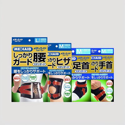 日本委托代买MEDIAID美爱道加压护腰护膝关节固定运动防护男女