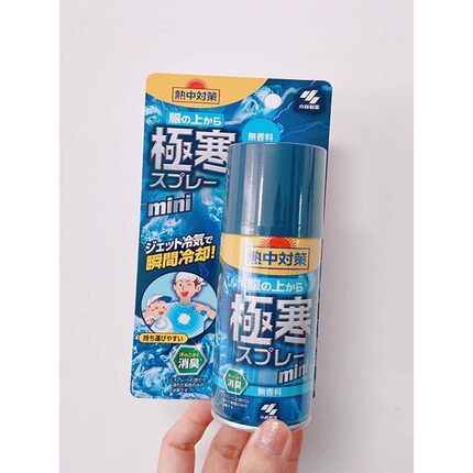 日本委托代买小林制药清凉快速降温喷雾极寒衣服身体冷感无香料