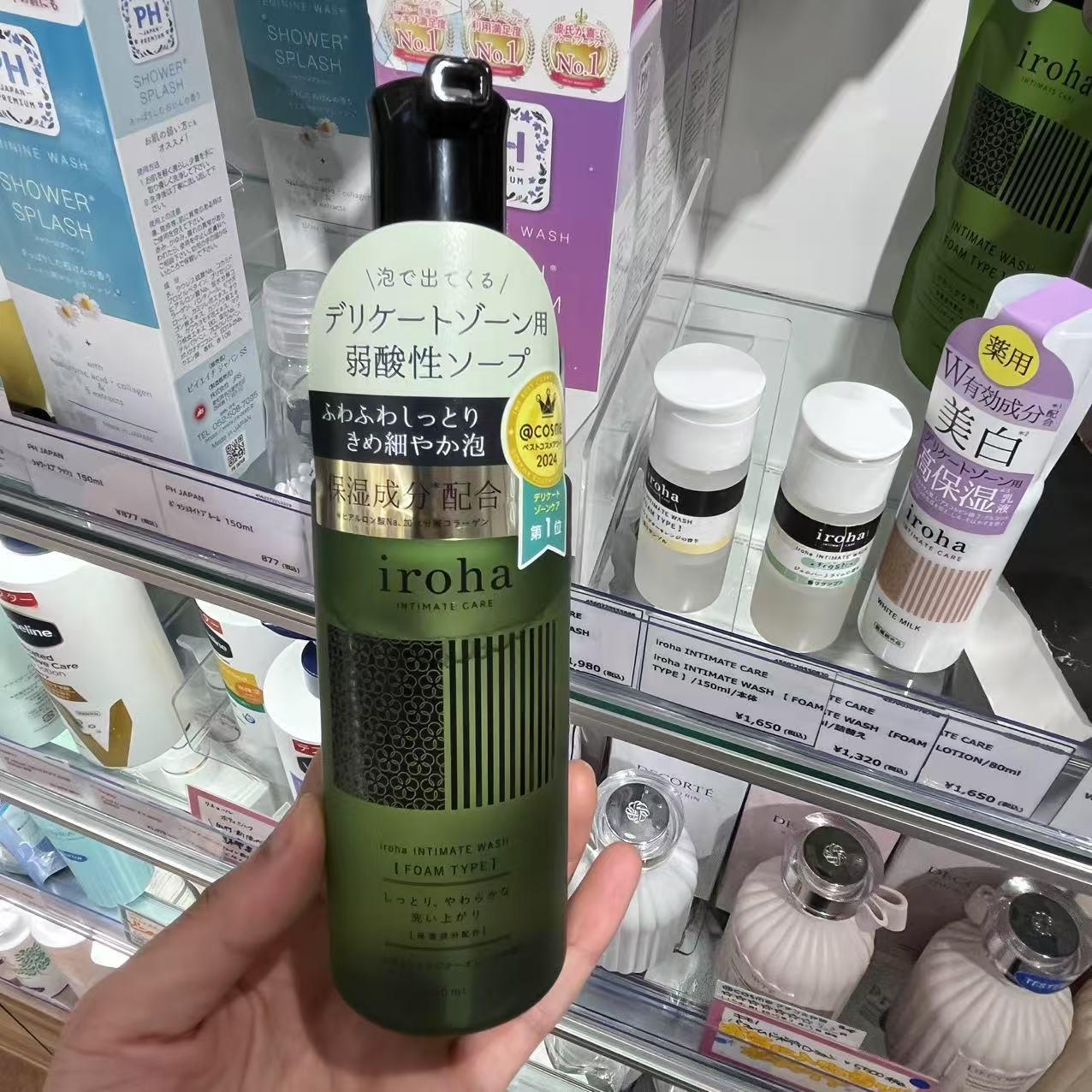 日本委托代买iroha弱酸性女性私处洗液护理泡沫清洁剂清爽慕斯