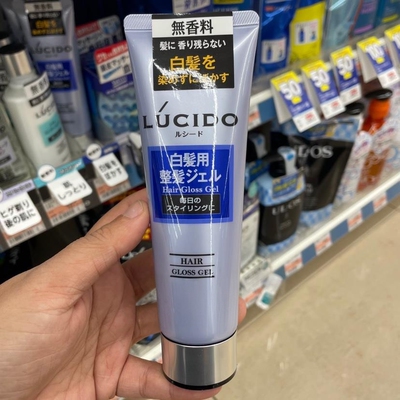日本委托代买Lucido伦士度白发用造型凝胶男士定型啫喱无香料130g