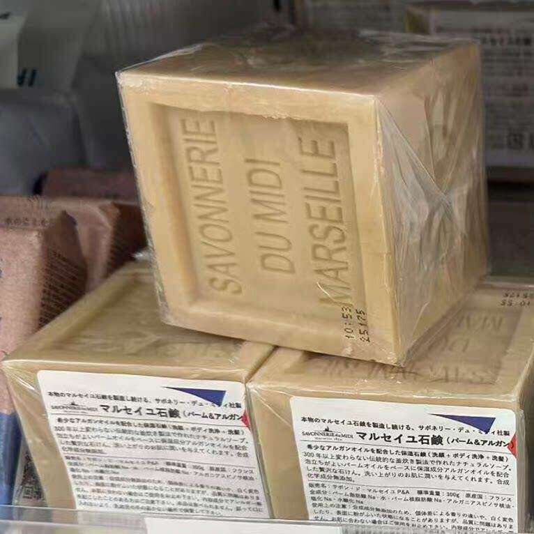 日本委托代买马赛皂手工精油皂洗脸洗澡保湿控油沐浴香肥皂300g