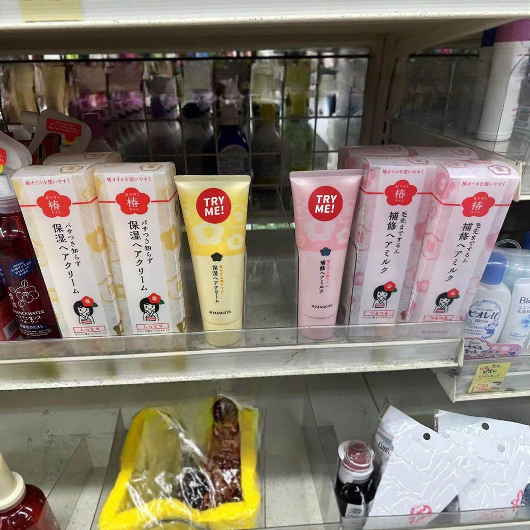 日本委托代买柳屋本店椿山茶花小姐头发护理修护乳保湿修复120g