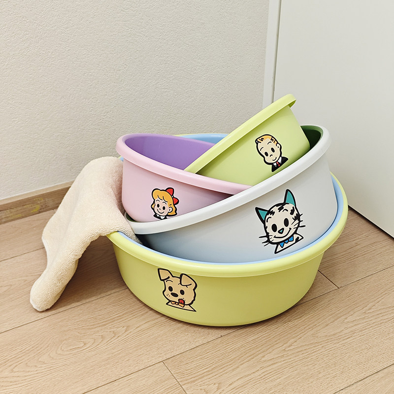 多巴胺双色洗脸盆套装家用加厚塑料盆学生宿舍洗衣服盆大号洗脚盆,家庭/个人清洁工具,脸盆,淘宝优惠券,粉丝福利购,淘宝优惠卷